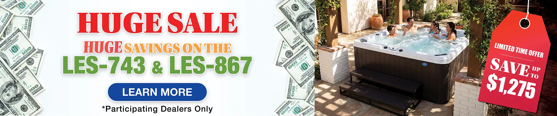 Calspas hot tub being used in a family setting - Cambridge